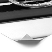 Muziek & ik - Piano G-clef Poster (Hoek)