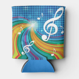 Muziek Illustratie aangepaste monogram koelbox Blikjeskoeler