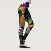 Muziek Illustratie leggings (Rechts)