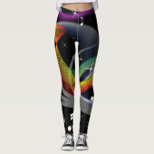 Muziek Illustratie leggings (Voorkant)