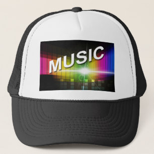 Muziek Illustrator hats Trucker Pet