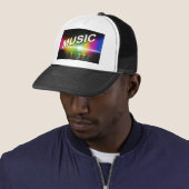 Muziek Illustrator hats Trucker Pet (In situ)
