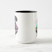 Muziek in apensets luisteren, muziek geobsedeerd d mok (Midden)