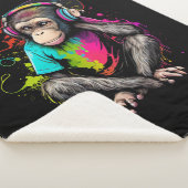 Muziek in apensets luisteren, muziek geobsedeerd d sherpa deken (3/4)