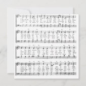 Muziek in Bethlehem Feestdagenkaart (Voorkant)