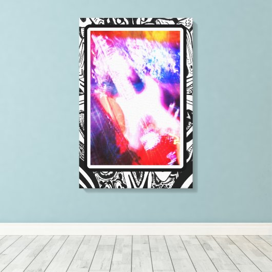 Muziek in beweging #2 canvas afdruk (Insitu (Houten vloer))