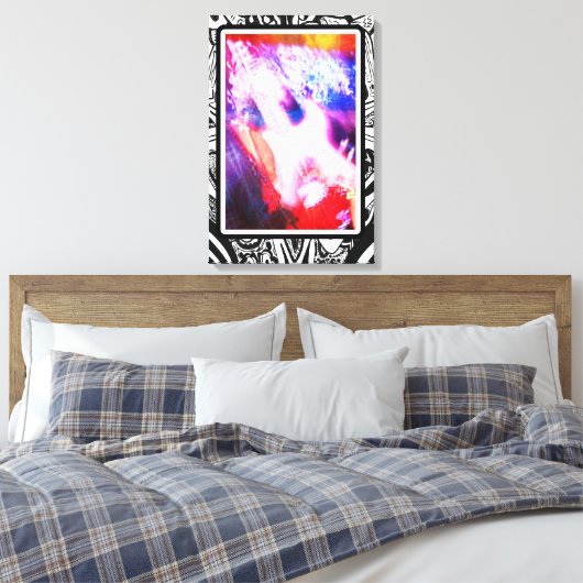 Muziek in beweging #2 canvas afdruk (Insitu (Slaapkamer))