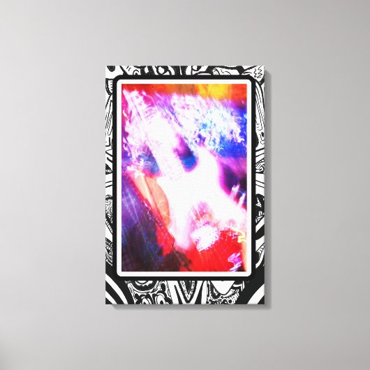 Muziek in beweging #2 canvas afdruk (Voorkant)