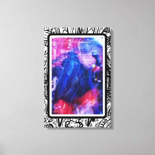 Muziek in beweging canvas afdruk (Voorkant)