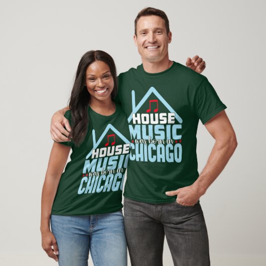 Muziek in Chicago House - DJ Old School EDM T-shirt (Unisex)