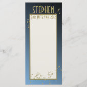 Muziek in de Air Bar Mitswa Program Kaart (Voorkant)