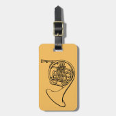 Muziek in de Horn-band Bagagelabel (Voorkant verticaal)