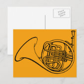Muziek in de Horn-band Briefkaart (Voorkant / Achterkant)