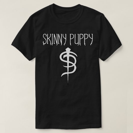 Muziek in de logo-snuitpuppy groep is de beste tic t-shirt (Design voorkant)