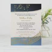 Muziek in de lucht Bar Mitzvah 7.5 Kaart (Staand voorkant)