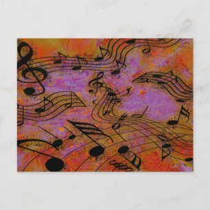 MUZIEK IN DE LUCHT BRIEFKAART