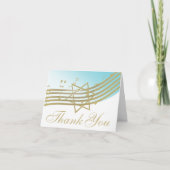 Muziek in de lucht Dank u wel Bedankkaart (Voorkant)