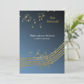 Muziek in de lucht kaart (Staand voorkant)