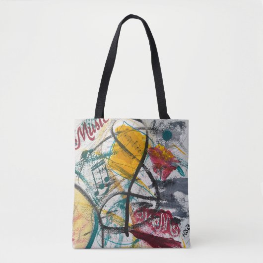 Muziek in de lucht-tas tote bag (Voorkant)