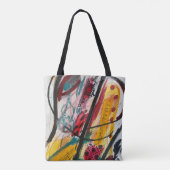 Muziek in de lucht-tas tote bag (Achterkant)