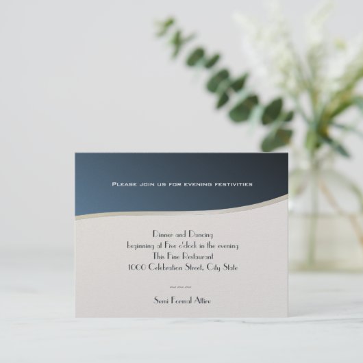 Muziek in de lucht viering kaart (Staand voorkant)