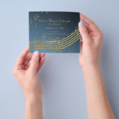 Muziek in de luchtfilter flyer (Hand)