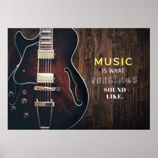 Muziek in de muziekkunst poster