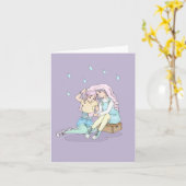 Muziek in de regen kaart (Gele Bloem)