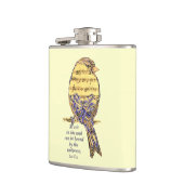 Muziek in de Soul Heard Universe muzieknoot Bird Heupfles (Links)