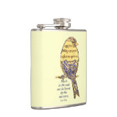 Muziek in de Soul Heard Universe muzieknoot Bird Heupfles (Rechts)