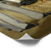 Muziek in de Tuilerieën door Manet - Poster (Hoek)