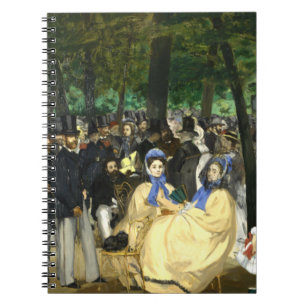 Muziek in de Tullerias Edouard Manet Notitieboek