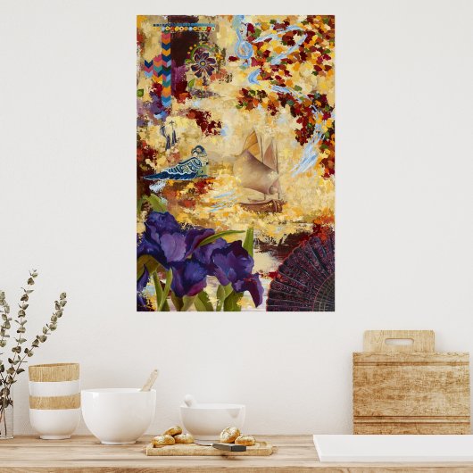 Muziek in de wind poster (Keuken)