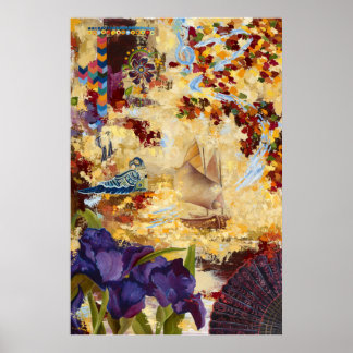 Muziek in de wind poster