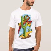 Muziek in de woestijn Mannen T-shirt (Voorkant)