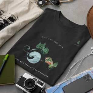 Muziek in de Ziel   Rustieke Waterverf Monogram Tri-Blend Shirt