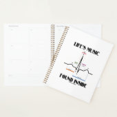 Muziek in ECG Electrocardiogram Planner (Display)