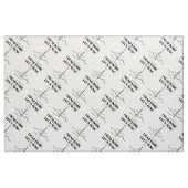 Muziek in ECG Electrocardiogram Stof (Fat Quarter)