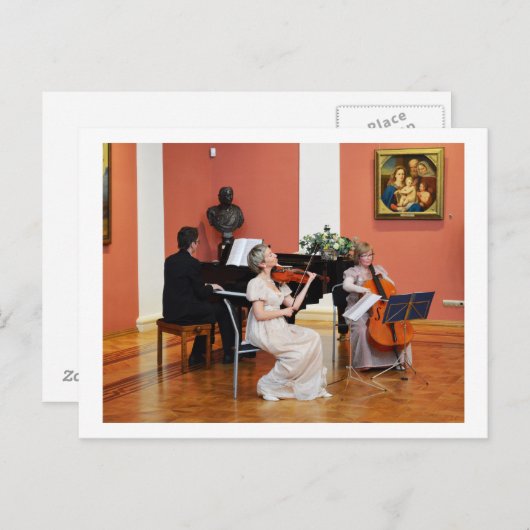 Muziek in een grote Russische zaal Briefkaart (Voorkant / Achterkant)