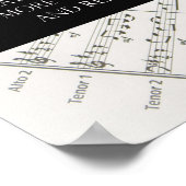 Muziek in effect memoriseren - Muziekoffertes Poster (Hoek)