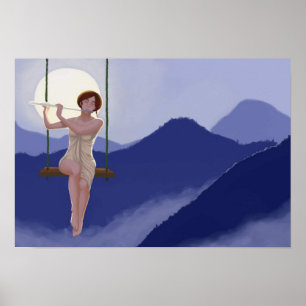 Muziek in het Poster van de Lijsten