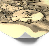 Muziek in het Soul-Poster Poster (Hoek)