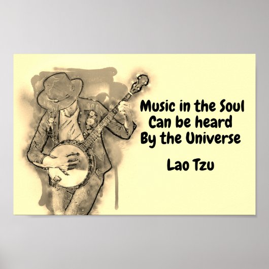 Muziek in het Soul-Poster Poster (Voorkant)