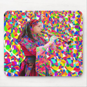 Muziek in kleur muismat