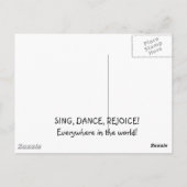 MUZIEK IN MIJ BRIEFKAART (Achterkant)