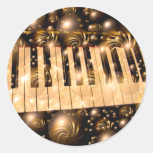 Muziek in mij, Muziek in je_ Ronde Sticker