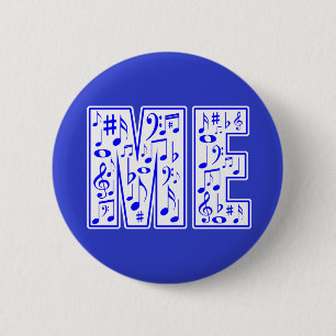 muziek in mij ronde button 5,7 cm