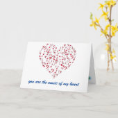 Muziek in mijn hart kaart (Gele Bloem)