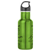 Muziek in mijn hoofd waterfles (Voorkant)