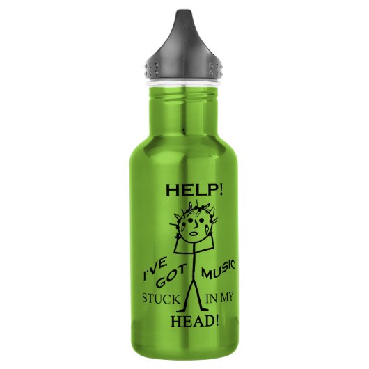 Muziek in mijn hoofd waterfles (Links)
